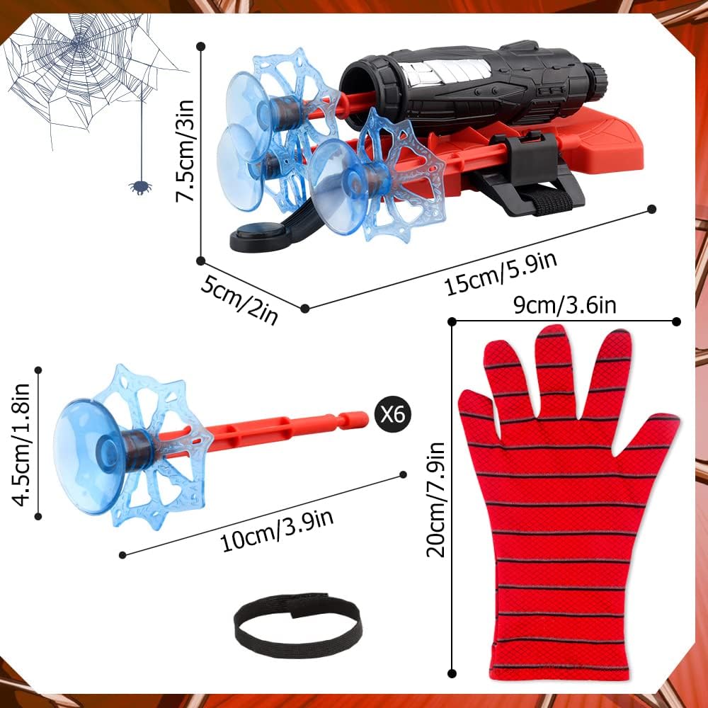 GUANTE SPIDERMAN LANZA RED TELARAÑA - PREMIUM
