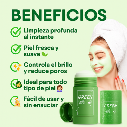 Puntos negros y espinillas- GREEN MASK
