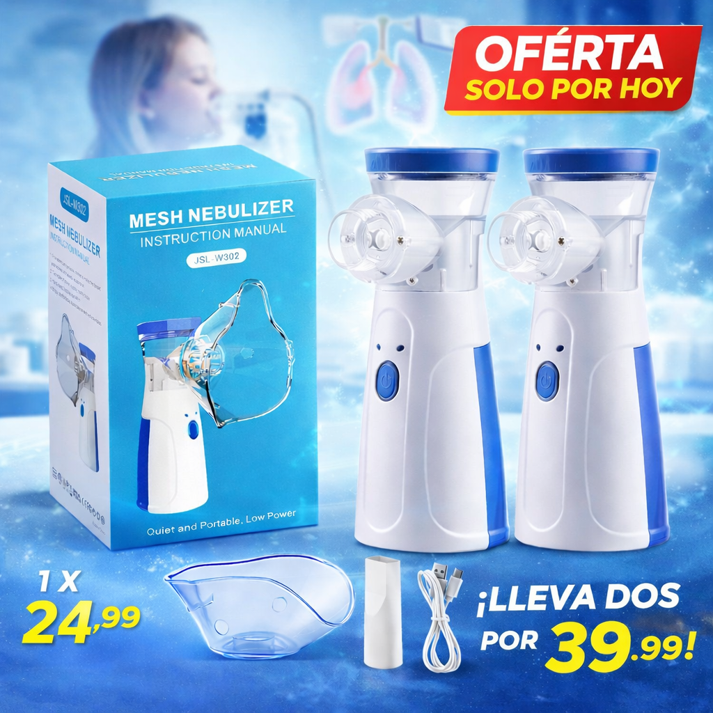NEBULIZADOR PORTATIL RECARGABLE - PREMIUM